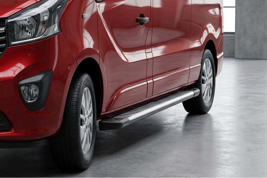 Opel Vivaro 2015-2019 Side Steps Line (2 pcs, Aluminum) Image