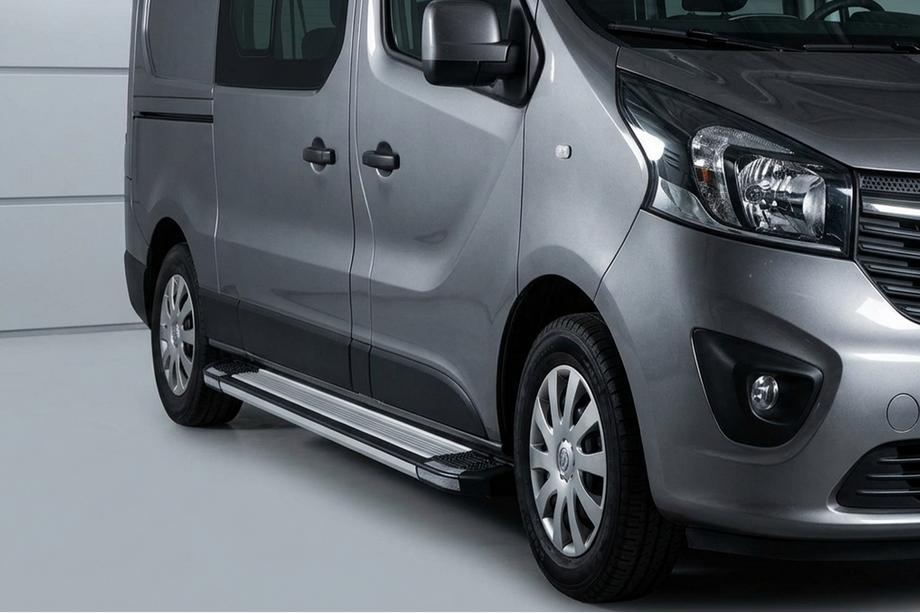 Opel Vivaro 2015-2019 Side Steps Rainbow (2 pcs, Aluminum) Image