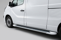 Opel Vivaro 2015-2019 Side Steps Allmond White (2 pcs, Aluminum) photo 1