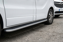 Renault Trafic 2015- Side Steps Tayga Black (2 pcs, Aluminum) photo 1