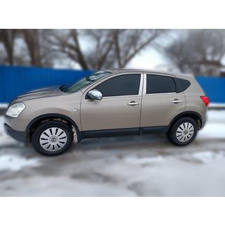 Chrome Door Pillar Covers (4 pcs, Stainless Steel) Nissan Qashqai 2007-2010 photo 1