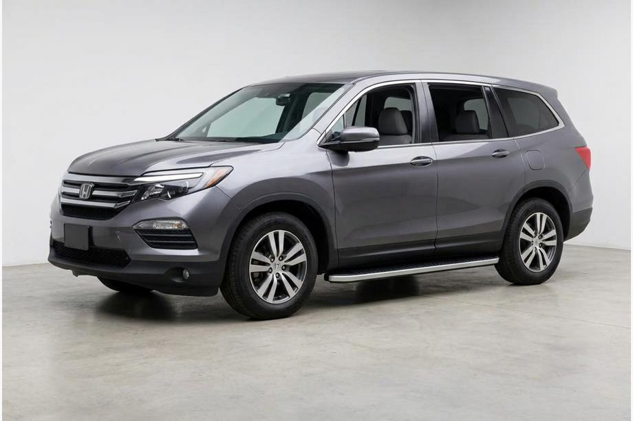 Honda Pilot 2015-2022 Side Steps Tayga Grey (2 pcs, Aluminum) Image
