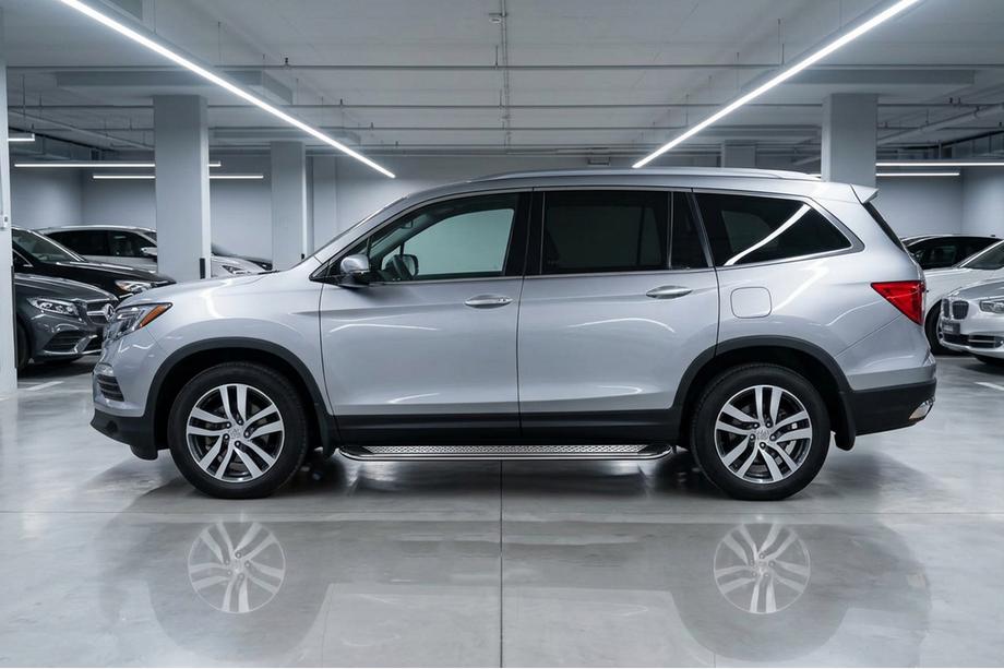 Honda Pilot 2015-2022 Side Steps Maydos V2 (2 pcs, Aluminum & Stainless Steel) Image