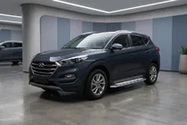 Hyundai Tucson TL 2016-2021 Side Steps Maydos V2 (2 pcs, Aluminum & Stainless Steel) photo 1