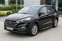 Hyundai Tucson TL 2016-2021 Side Steps Bosphorus Grey (2 pcs, Aluminum) photo 1