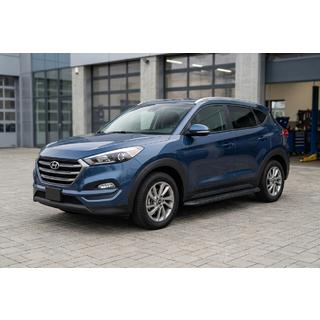 Side Steps Tayga Black (2 pcs, Aluminum) Hyundai Tucson TL 2016-2021 photo 1