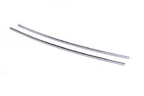 Nissan Qashqai 2007-2010 Strips for lower grille (2 pcs, stainless steel) Carmos - Turkish Stainless Steel photo 3