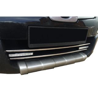 Strips for lower grille (2 pcs, stainless steel) Nissan Qashqai 2007-2010 photo 1