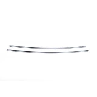 Strips for lower grille (2 pcs, stainless steel) Nissan Qashqai 2007-2010 photo 2