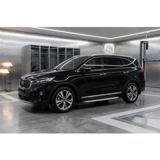 Side Steps Line (2 pcs, Aluminum) Kia Sorento III UM 2014-2020 photo 1
