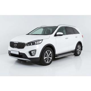 Side Steps Maydos V2 (2 pcs, Aluminum & Stainless Steel) Kia Sorento III UM 2014-2020 photo 1