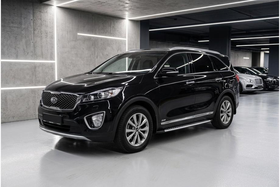 Kia Sorento III UM 2014-2020 Side Steps Bosphorus Grey (2 pcs, Aluminum) Image