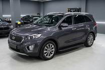 Kia Sorento III UM 2014-2020 Side Steps Tayga Black (2 pcs, Aluminum) photo 1