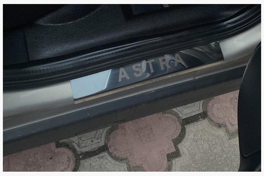 Opel Astra G classic 1998-2012 Carmos Door Sill Protectors (4 pcs, Stainless Steel) Photo 3