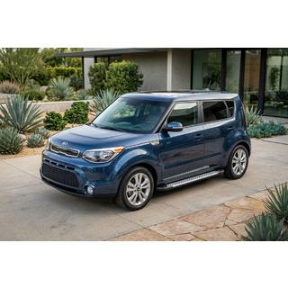 Side Steps Allmond Grey (2 pcs, Aluminum) Kia Soul II 2013-2018 photo 1
