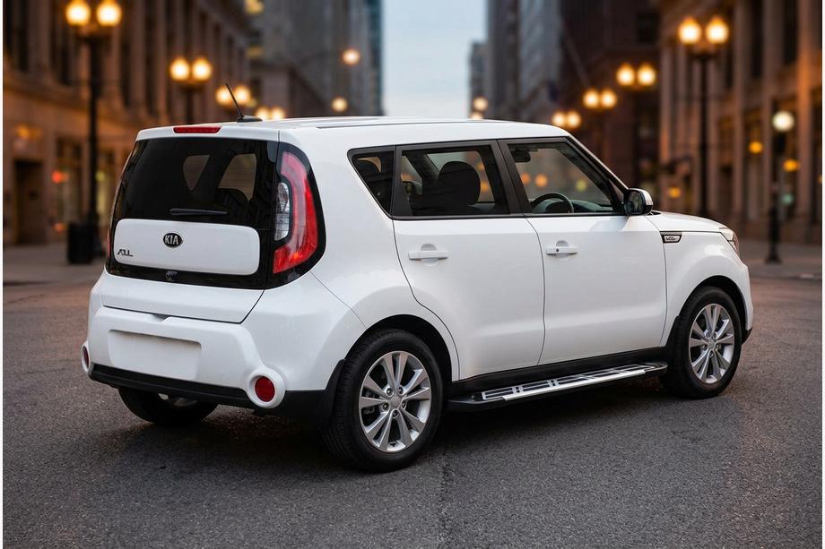Kia Soul II 2013-2018 Side Steps Sunrise (2 pcs, Aluminum) Image