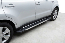 Kia Soul II 2013-2018 Side Steps RedLine V1 (2 pcs, Aluminum) photo 1