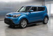 Kia Soul II 2013-2018 Side Steps Bosphorus Black (2 pcs, Aluminum) photo 1