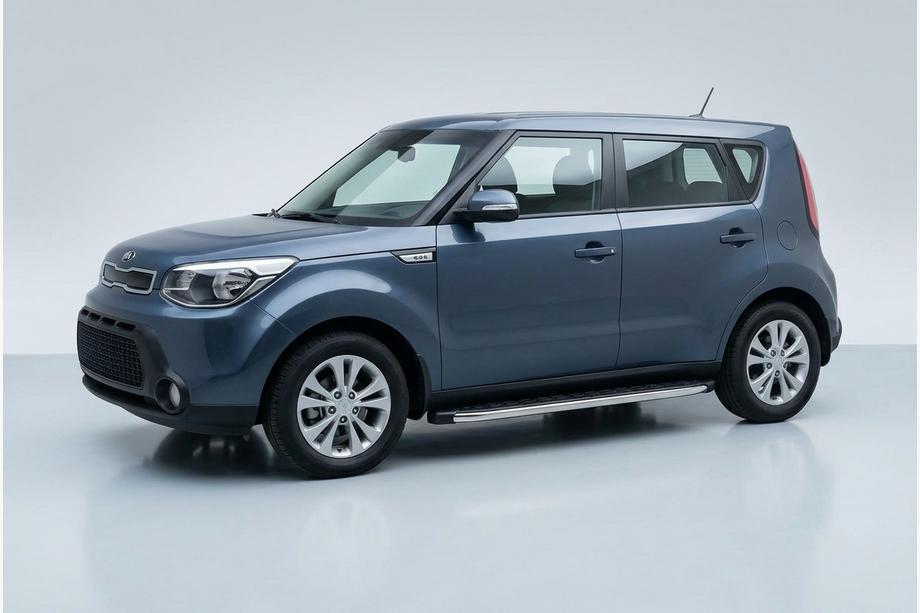 Kia Soul II 2013-2018 Side Steps BlackLine (2 pcs, Aluminum) Image