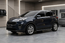 Kia Sportage 2015-2021 Side Steps Allmond Black (2 pcs, Aluminum) photo 1