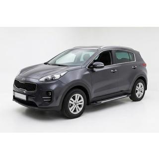 Side Steps Line (2 pcs, Aluminum) Kia Sportage 2015-2021 photo 1