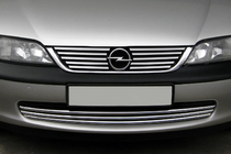 Opel Vectra B 1995-2002 Chrome Grille Covers (Stainless Steel) photo 1