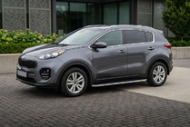 Kia Sportage 2015-2021 Side Steps Tayga Grey (2 pcs, Aluminum) photo 1