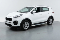 Kia Sportage 2015-2021 Side Steps Allmond White (2 pcs, Aluminum) photo 1