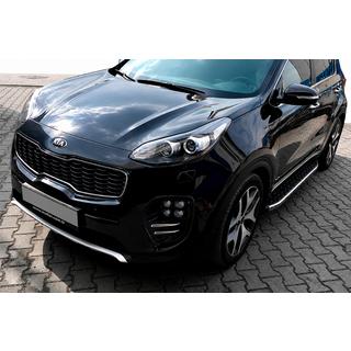 Side Steps BlackLine (2 pcs, Aluminum) Kia Sportage 2015-2021 photo 1