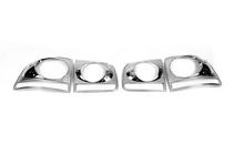 Volkswagen Touareg 2002–2010 Chrome Tail Light Covers 2008-2011 (2 pcs, plastic) photo 2