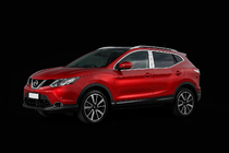 Nissan Qashqai 2014-2021 Chrome Door Pillar Covers (4 pcs, Stainless Steel) photo 3