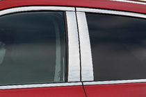 Nissan Qashqai 2014-2021 Chrome Door Pillar Covers (4 pcs, Stainless Steel) photo 1