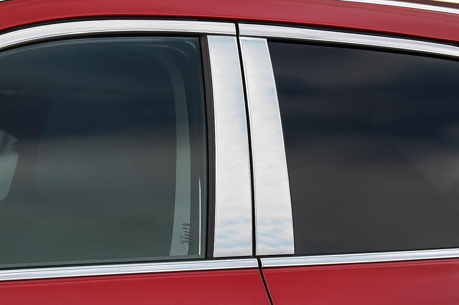 Nissan Qashqai 2014-2021 Chrome Door Pillar Covers (4 pcs, Stainless Steel) Image
