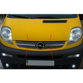 Grille Covers 2001-2007 (8 pcs, Stainless Steel) Opel Vivaro 2001–2015 photo 1