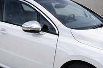 Peugeot 508 2010-2018 Mirror Covers (2 pcs, Stainless Steel) photo 1