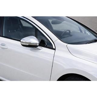 Mirror Covers (2 pcs, Stainless Steel) Peugeot 508 2010-2018 photo 1
