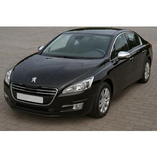 Mirror Covers (2 pcs, Stainless Steel) Peugeot 508 2010-2018 photo 2