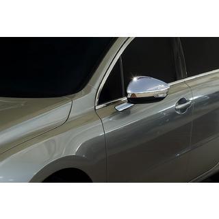 Mirror Covers (2 pcs, Stainless Steel) Peugeot 508 2010-2018 photo 3