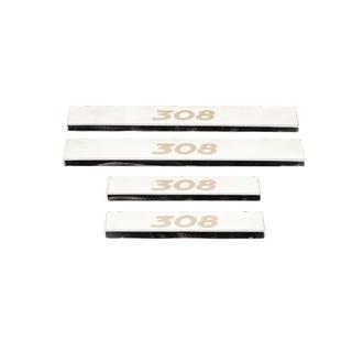 Door Sill Protectors (Carmos, 4 pcs, Stainless Steel) photo 1