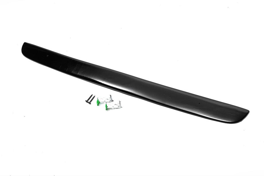 Renault Trafic 2001–2015 Winter middle grille cover (above license plate) 2007-2015, Glossy Photo 8