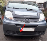 Renault Trafic 2001–2015 Winter Lower Grille Cover (under license plate) 2001-2007, Matte photo 1