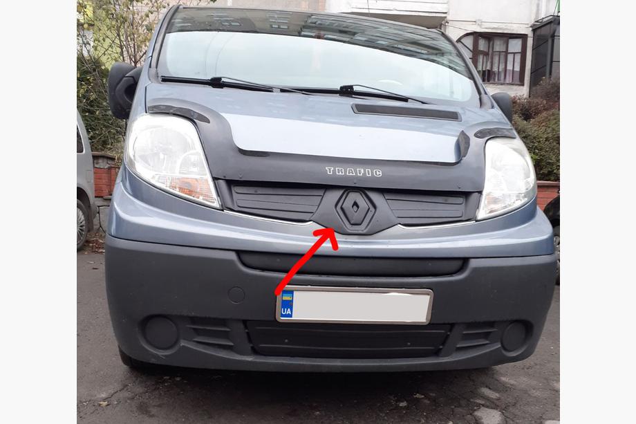 Renault Trafic 2001–2015 Winter front grille cover 2001-2007, Matte Image