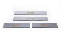 Renault Lodgy 2013-2022 Door Sill Protectors Carmos V1 (4 pcs, Stainless Steel) photo 2