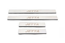 Volkswagen Jetta 2011-2018 Door Sill Protectors Carmos V1 (4 pcs, Stainless Steel) photo 1