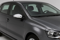 Volkswagen Polo 2010-2017 Mirror Covers HB (2 pcs, Stainless Steel) photo 1