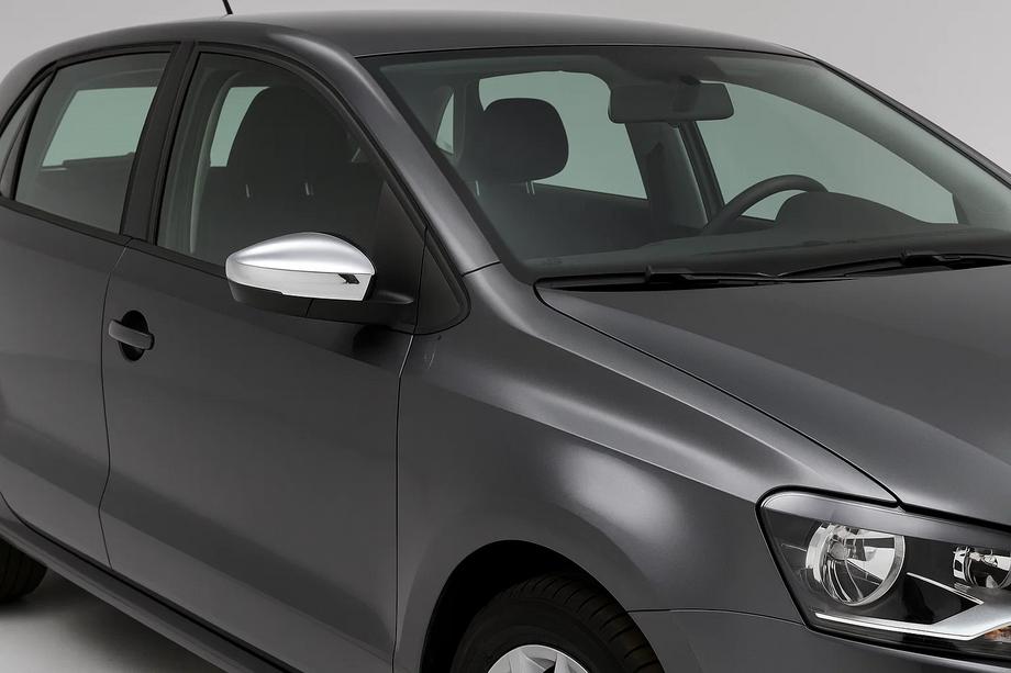 Volkswagen Polo 2010-2017 Mirror Covers HB (2 pcs, Stainless Steel) Image