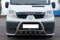 Renault Trafic 2001–2015 Bull Bar with Side Bars Exclusive (Stainless Steel) photo 1