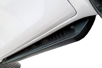 Toyota Hilux 2015- Side Steps Allmond Black (2 pcs, Aluminum) photo 7
