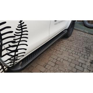 Side Steps Allmond Black (2 pcs, Aluminum) Toyota Hilux 2015- photo 4
