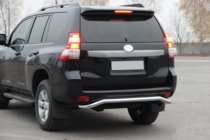 Toyota Land Cruiser Prado 150 2009-2023 Rear Bar AK008 (Stainless Steel) photo 2